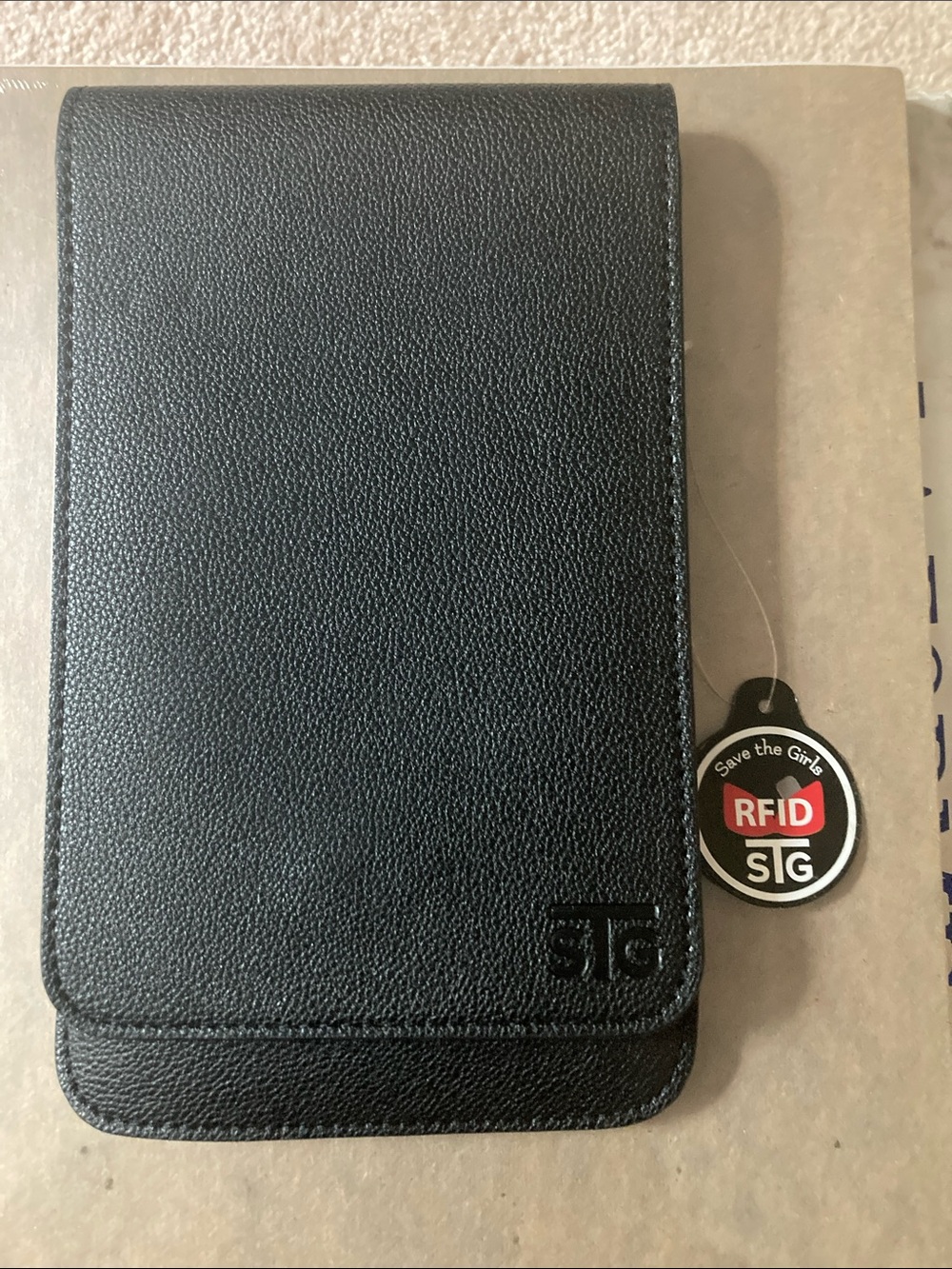 Save The Girls RFID Cross Body Phone Pouch with clip-on strap